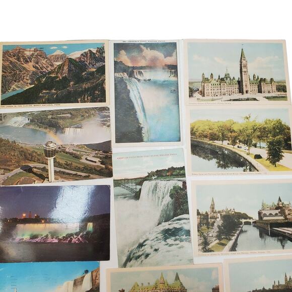 23 Canadian Postcards Vintage Lot Variety Ephemera - Picture 4 of 8
